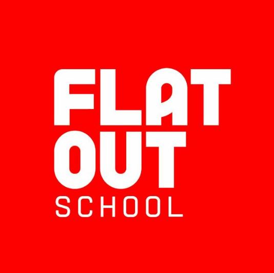 Flat Out School Logo